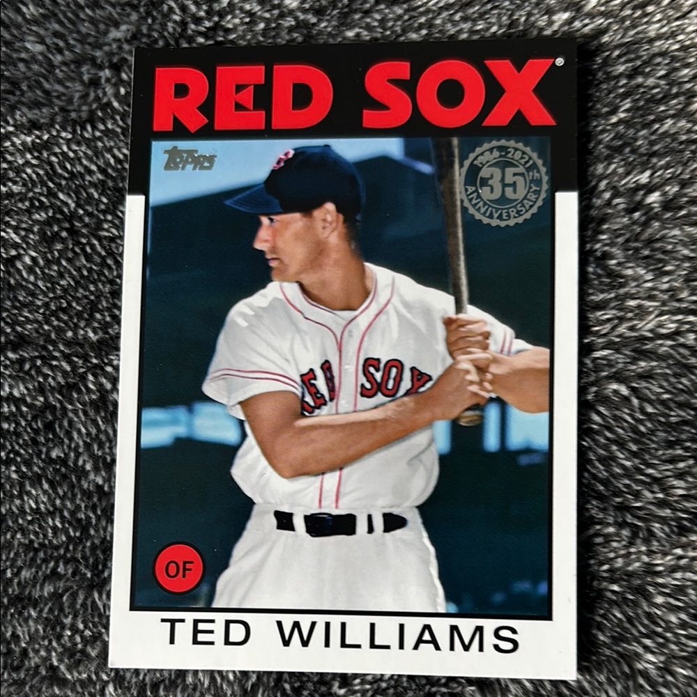 Red Sox Ted Williams Baseball Card